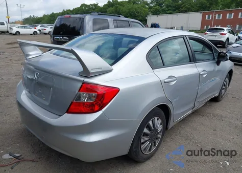 2012 Honda Civic Lx из США, поврежденный, VIN 2HGFB2F50CH323954